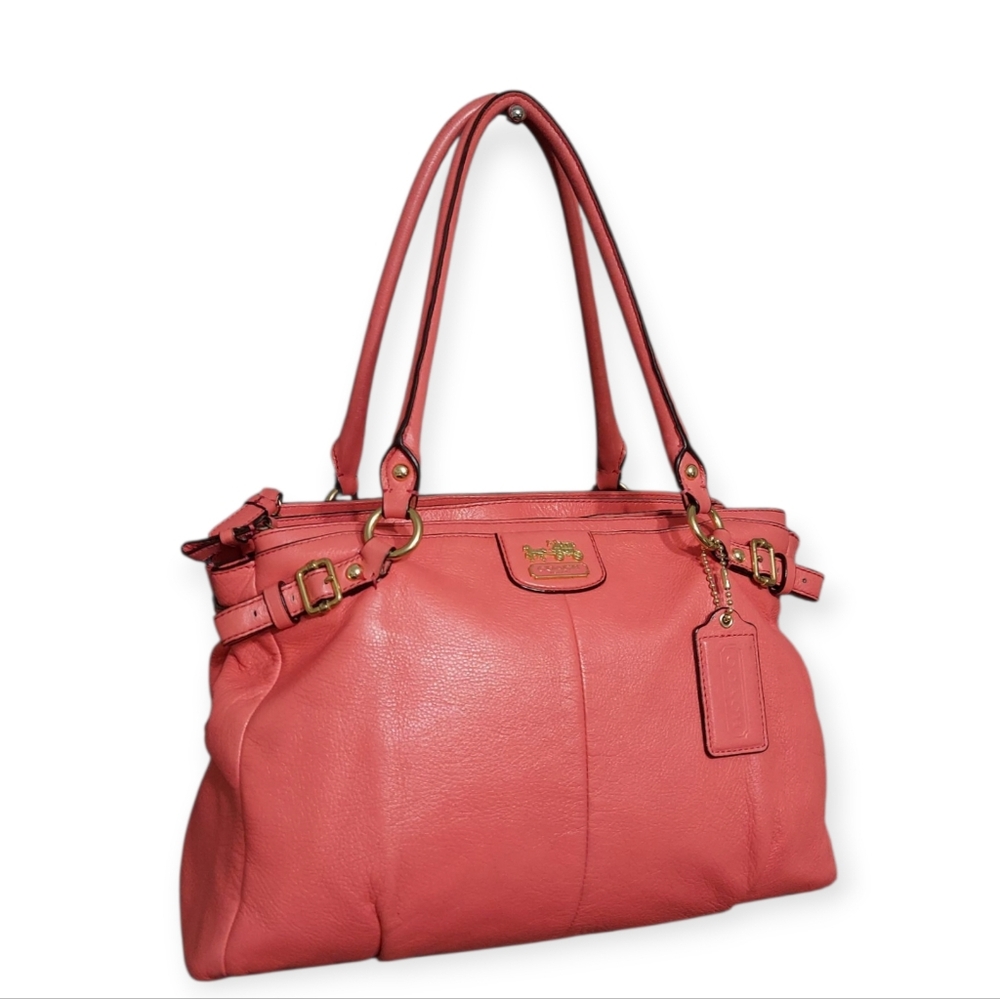 Coach Madison Kara Leather Carryall Four Compartments Great Condition Vintage - Picture 2 of 10
